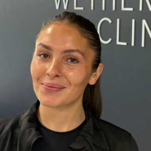Poppy Reynolds, physiotherapist and sports massage therapist at The Wetherby Clinic